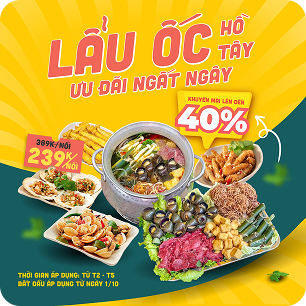 Lẩu ốc Hồ Tây – Ưu đãi ngất ngây